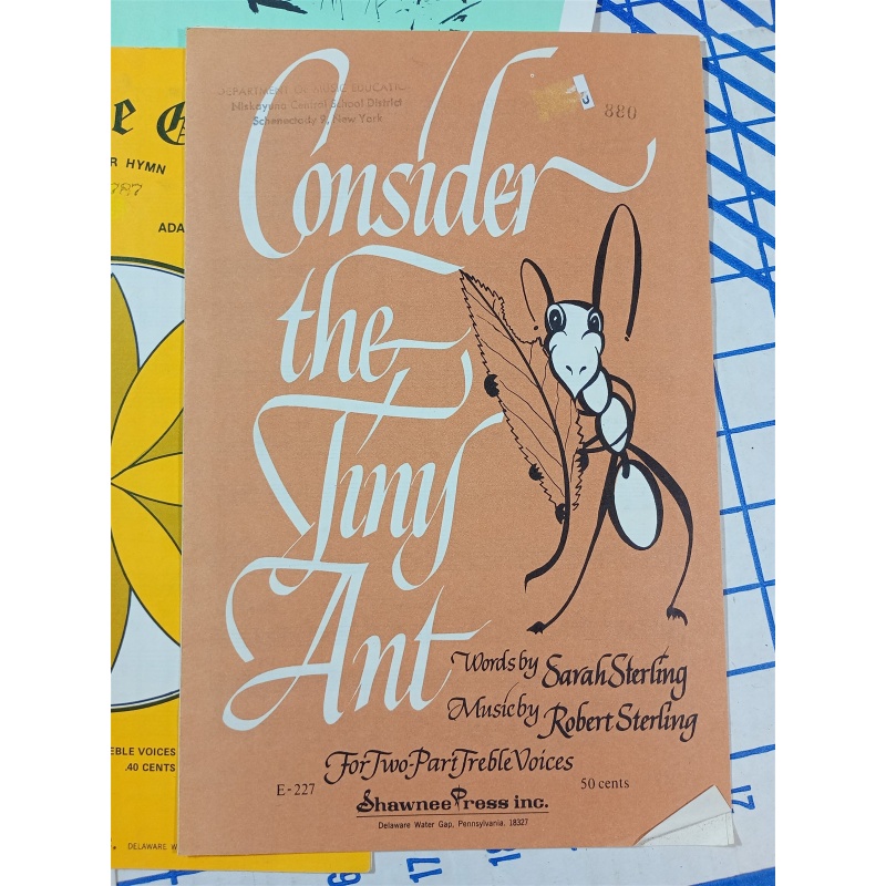  LOT 7 SHEET MUSIC HOSANA IN THE HIGHEST AUDREY SNYDER Niskayuna Central School