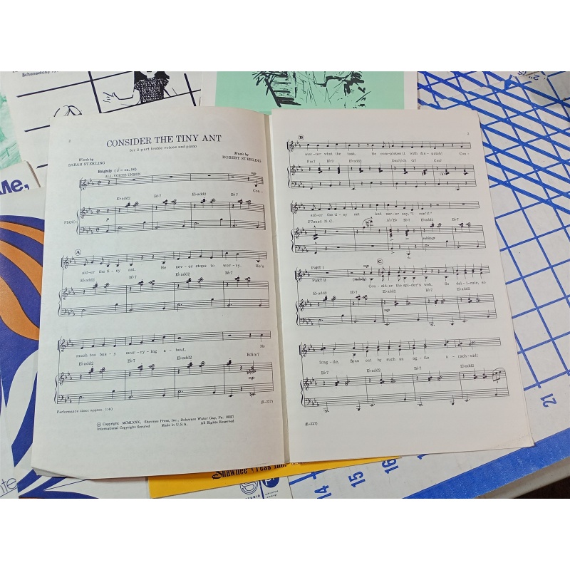  LOT 7 SHEET MUSIC HOSANA IN THE HIGHEST AUDREY SNYDER Niskayuna Central School