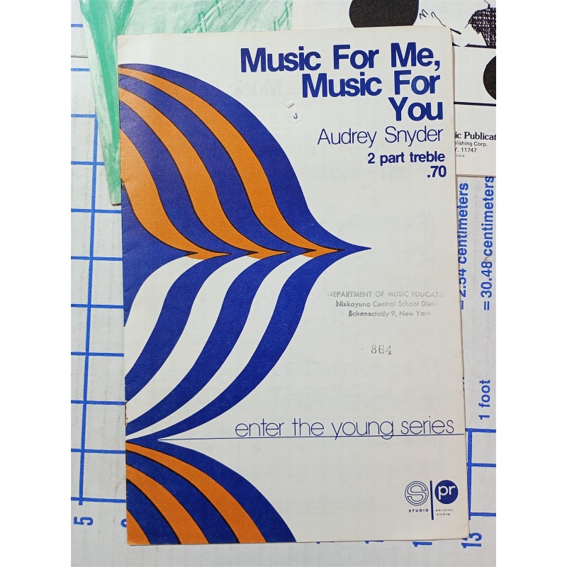  LOT 7 SHEET MUSIC HOSANA IN THE HIGHEST AUDREY SNYDER Niskayuna Central School