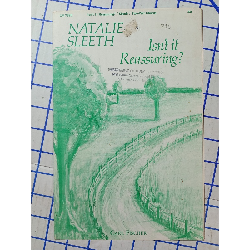  LOT 7 SHEET MUSIC HOSANA IN THE HIGHEST AUDREY SNYDER Niskayuna Central School