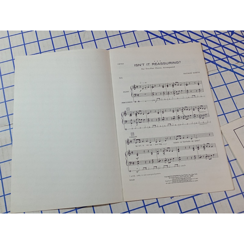  LOT 7 SHEET MUSIC HOSANA IN THE HIGHEST AUDREY SNYDER Niskayuna Central School