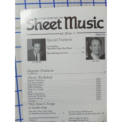 Sheet Music Magazine January/February 1996 Joe Bushkin Standard Piano Edition