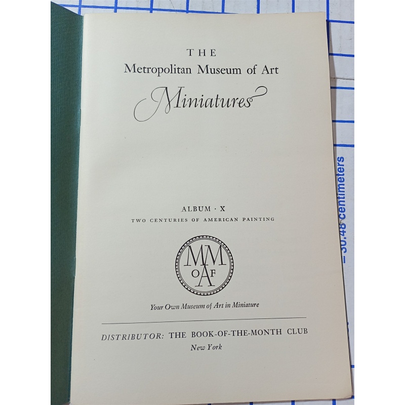 The Metropolitan Museum of Art Miniatures Album X