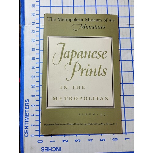 The Metropolitan Museum of Art Miniatures Album LJ: Japanese Prints 