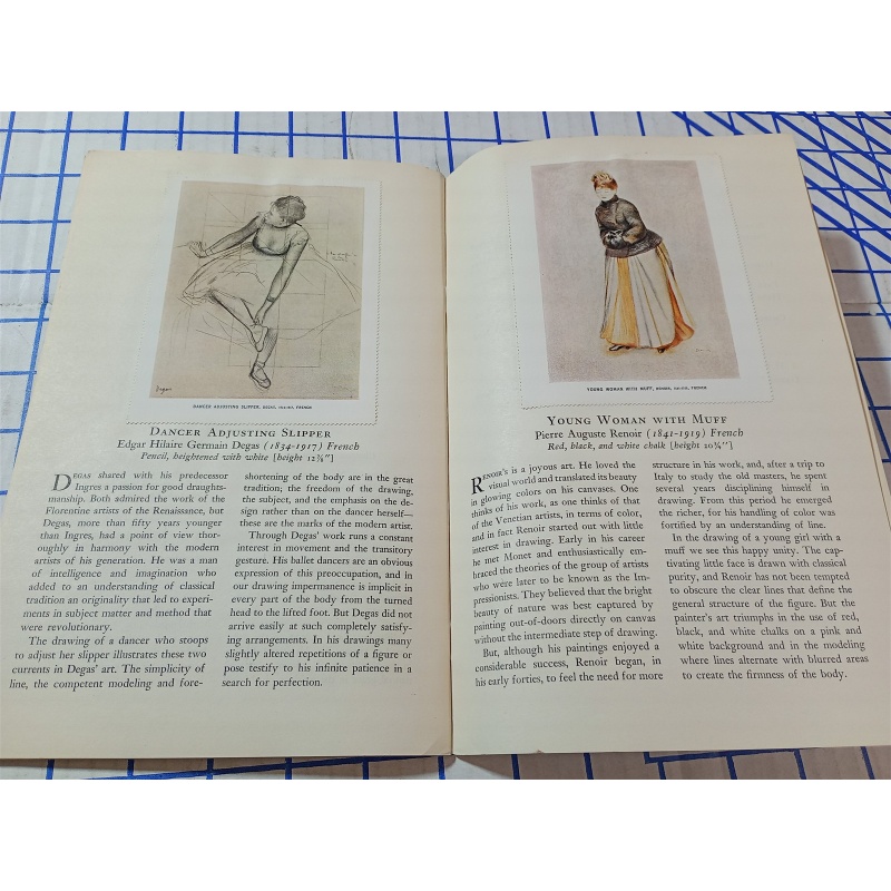 THE METROPOLITAN MUSEUM OF ART MINIATURES GREAT DRAWINGS IN METROPLITAN