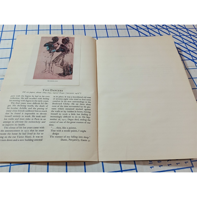 THE METROPOLITAN MUSEUM OF ART MINIATURES DEGAS IN THE METROPOLITAN