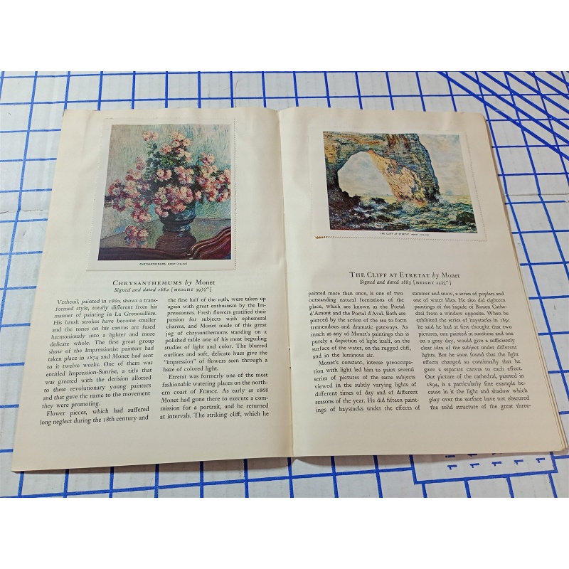 THE METROPOLITAN MUSEUM OF ART MINIATURES MANET / MONET PISSARRO / RENOIR BOUDIN