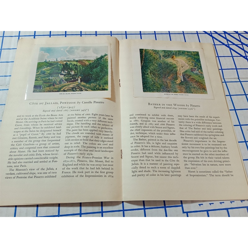 THE METROPOLITAN MUSEUM OF ART MINIATURES MANET / MONET PISSARRO / RENOIR BOUDIN