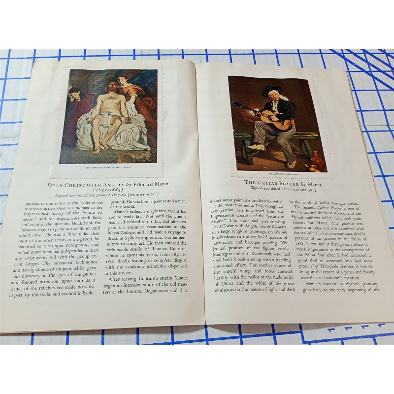 THE METROPOLITAN MUSEUM OF ART MINIATURES MANET / MONET PISSARRO / RENOIR BOUDIN