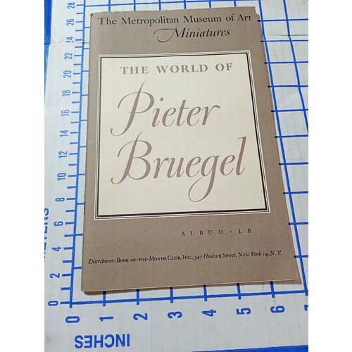 THE METROPOLITAN MUSEUM OF ART MINIATURES THE WORLD OF PIETER BRUEGEL