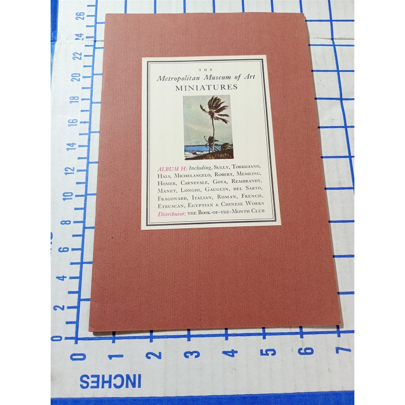 THE METROPOLITAN MUSEUM OF ART MINIATURES Album H