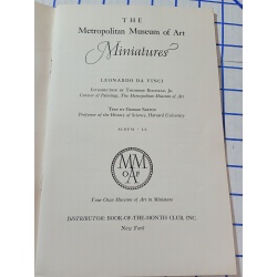 THE METROPOLITAN MUSEUM OF ART MINIATURES LEANARDO DA VINCI