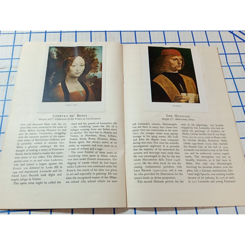 THE METROPOLITAN MUSEUM OF ART MINIATURES LEANARDO DA VINCI