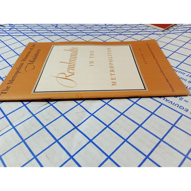 THE METROPOLITAN MUSEUM OF ART MINIATURES REMBRANDTS IN THE METROPOLITAN