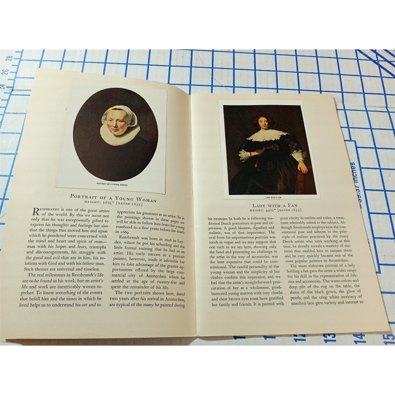 THE METROPOLITAN MUSEUM OF ART MINIATURES REMBRANDTS IN THE METROPOLITAN