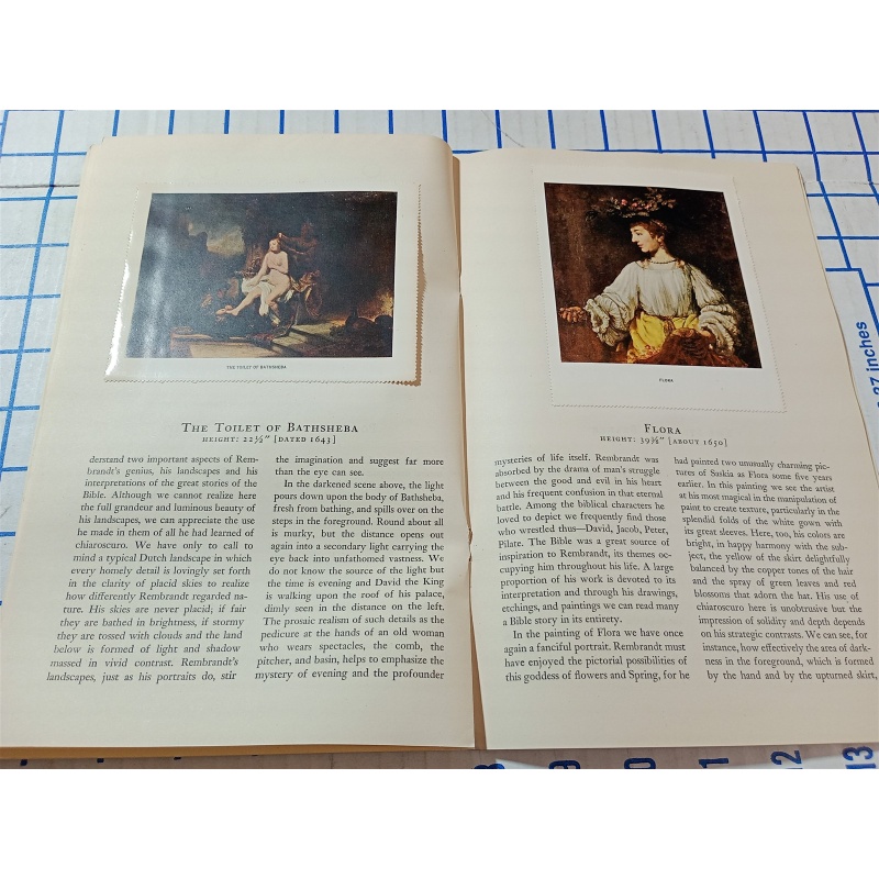 THE METROPOLITAN MUSEUM OF ART MINIATURES REMBRANDTS IN THE METROPOLITAN