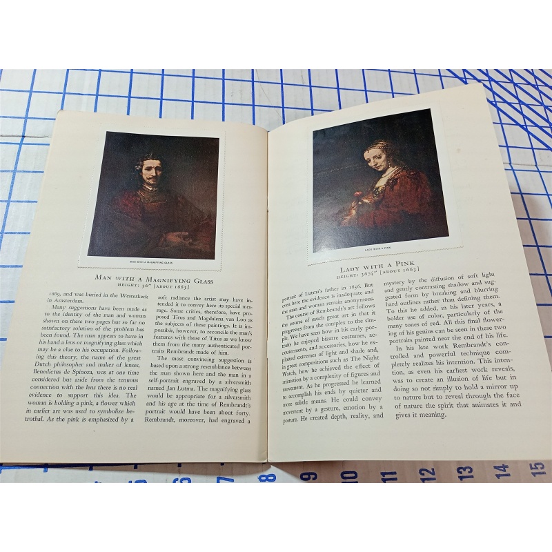 THE METROPOLITAN MUSEUM OF ART MINIATURES REMBRANDTS IN THE METROPOLITAN