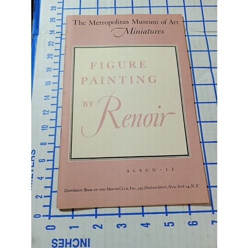 THE METROPOLITAN MUSEUM OF ART MINIATURES RIGURE PAINTING BY RENOIR