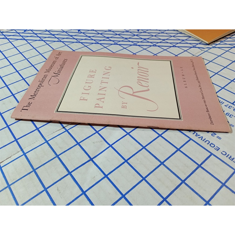 THE METROPOLITAN MUSEUM OF ART MINIATURES RIGURE PAINTING BY RENOIR