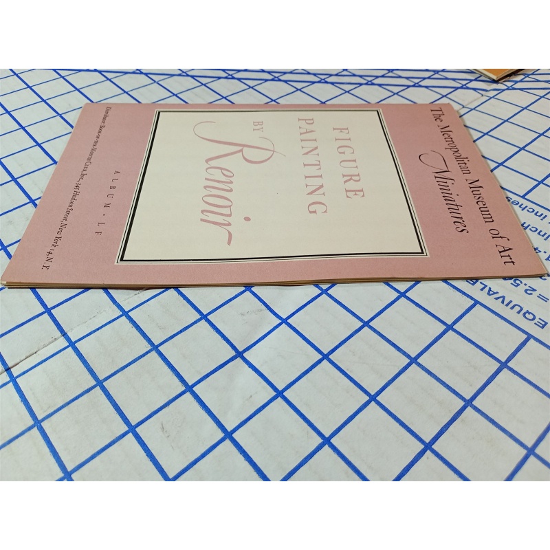 THE METROPOLITAN MUSEUM OF ART MINIATURES RIGURE PAINTING BY RENOIR