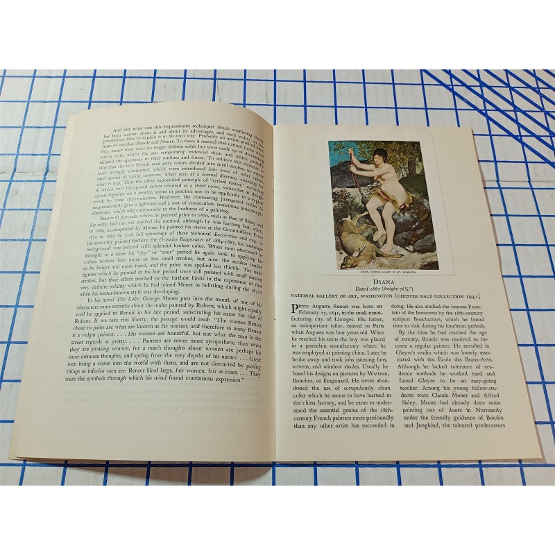 THE METROPOLITAN MUSEUM OF ART MINIATURES RIGURE PAINTING BY RENOIR