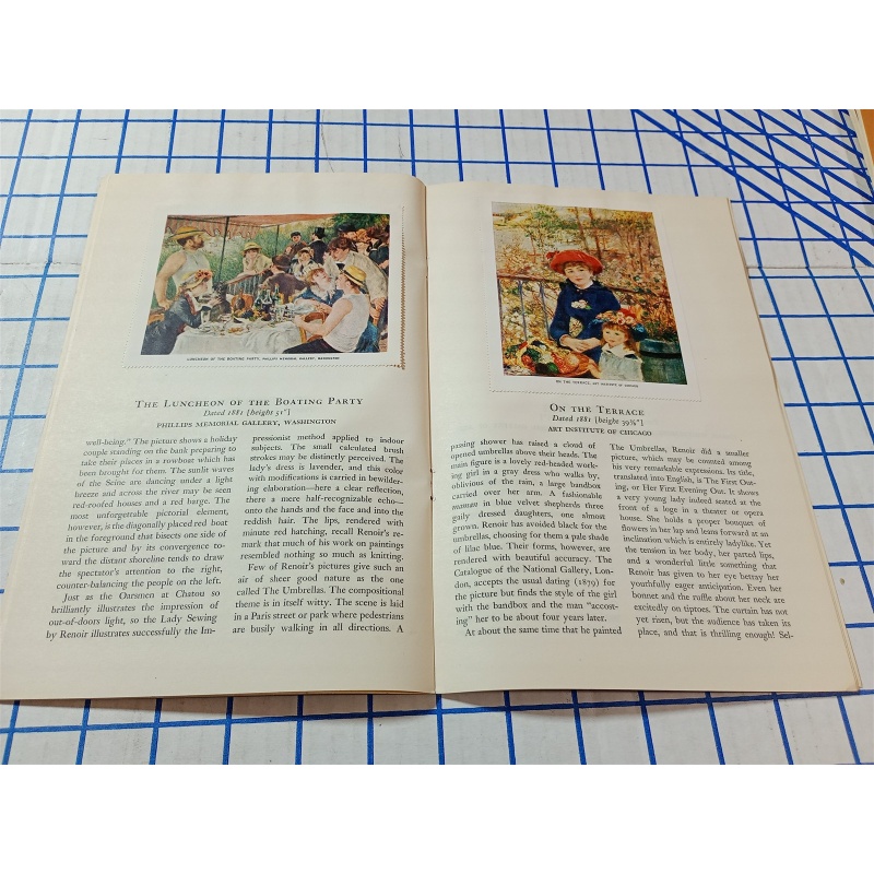 THE METROPOLITAN MUSEUM OF ART MINIATURES RIGURE PAINTING BY RENOIR