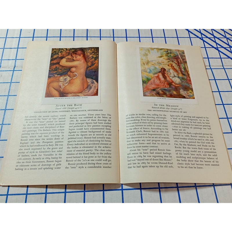 THE METROPOLITAN MUSEUM OF ART MINIATURES RIGURE PAINTING BY RENOIR