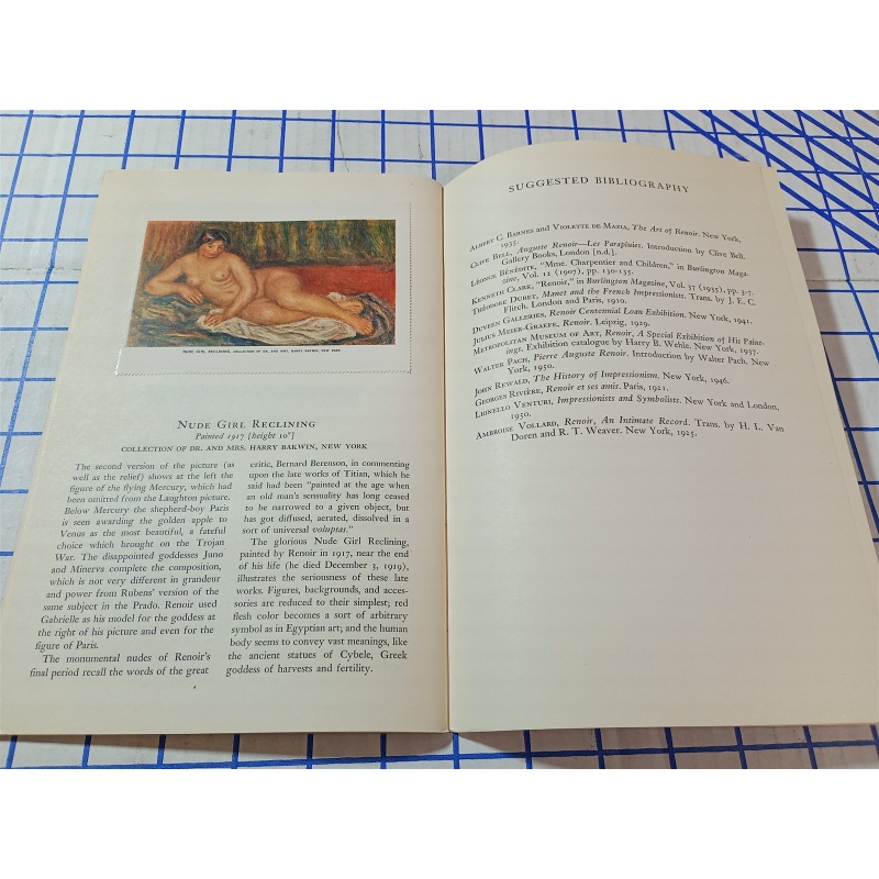 THE METROPOLITAN MUSEUM OF ART MINIATURES RIGURE PAINTING BY RENOIR