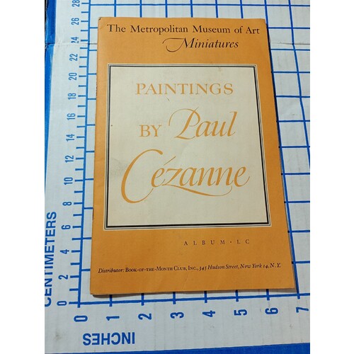 THE METROPOLITAN MUSEUM OF ART MINIATURES PAINTINGS BY PAUL CEZANNE