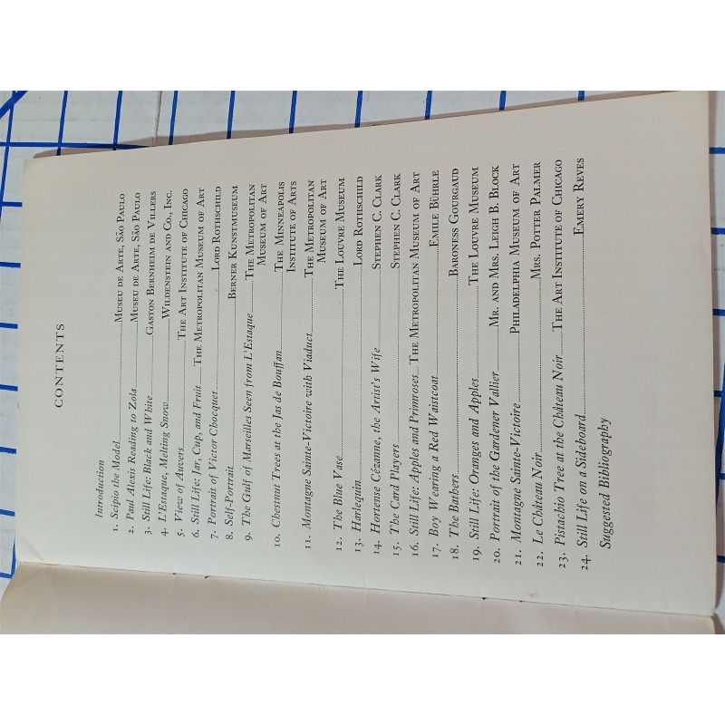 THE METROPOLITAN MUSEUM OF ART MINIATURES PAINTINGS BY PAUL CEZANNE