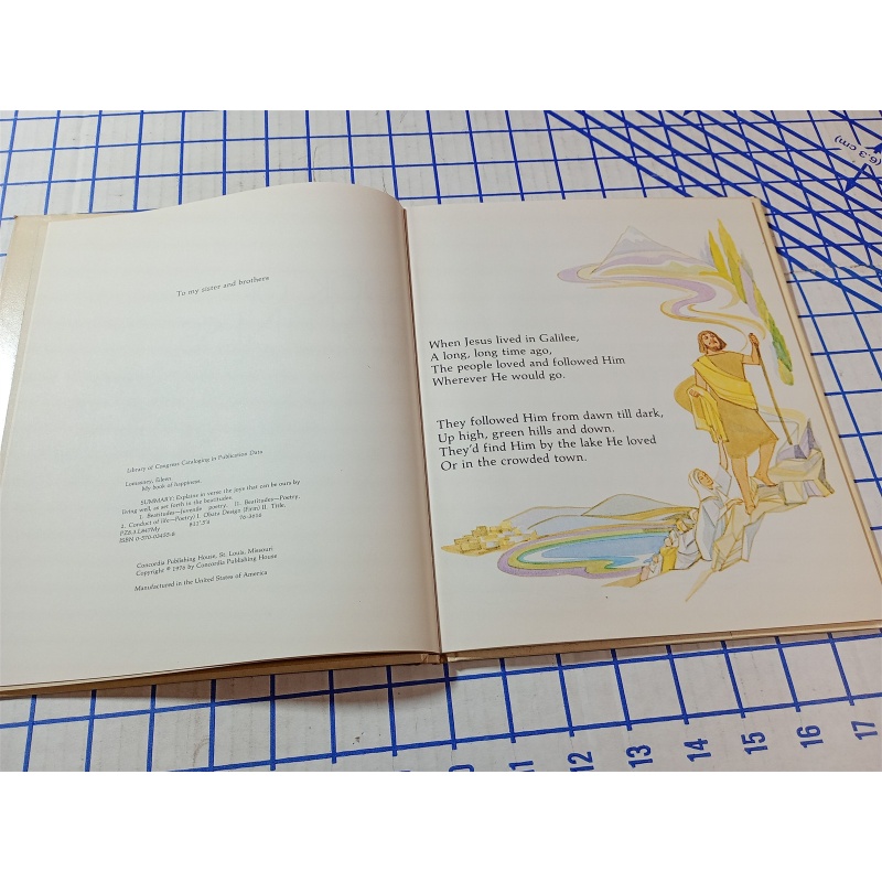 1976 My Book of Happiness: Beatitudes for Children by Eileen Lomasney HB