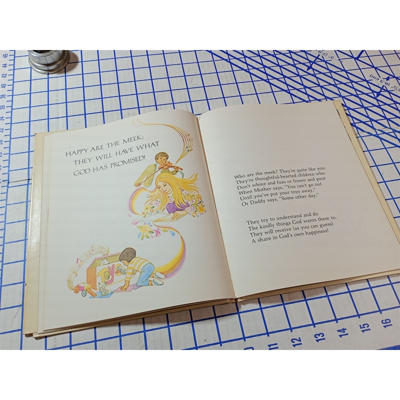 1976 My Book of Happiness: Beatitudes for Children by Eileen Lomasney HB