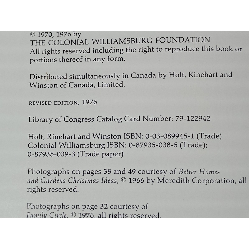 Christmas in Williamsburg - Young 