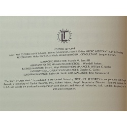 VTG/THE STORY OF GREAT MUSIC/AN INDEX TO THE RECORDINGS BOOK