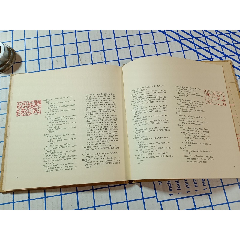 VTG/THE STORY OF GREAT MUSIC/AN INDEX TO THE RECORDINGS BOOK