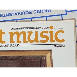 Sheet Music Jan Feb 1990 Magazine Standard Piano Guitar Music and Romance