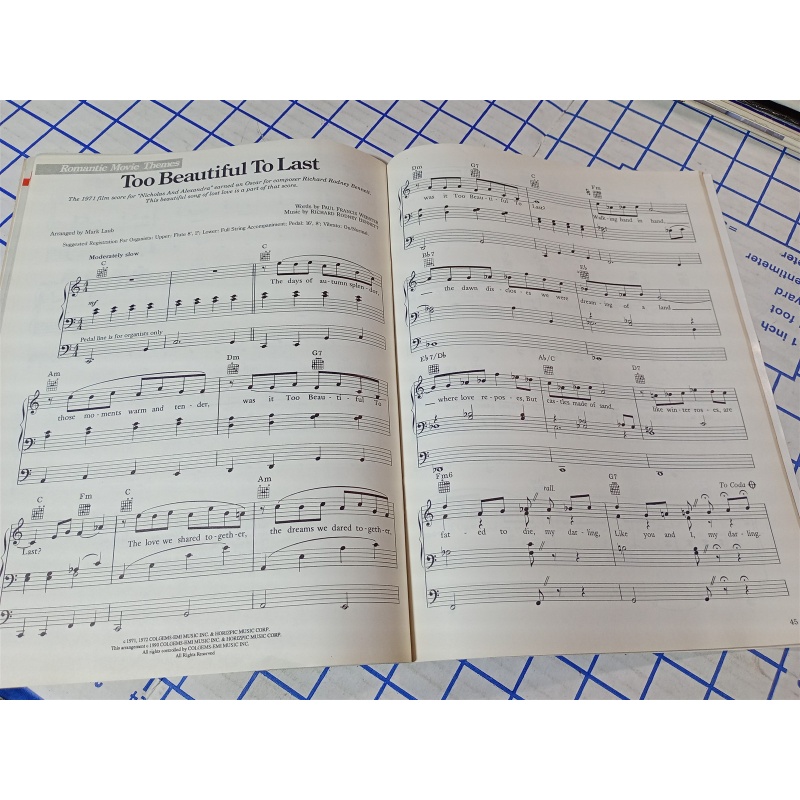 Sheet Music Jan Feb 1990 Magazine Standard Piano Guitar Music and Romance