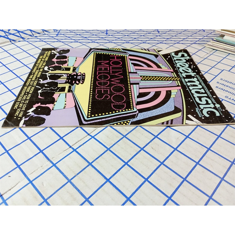 Sheet Music Magazine Hollywood Melodies Piano Guitar August September 1988