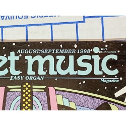 Sheet Music Magazine Hollywood Melodies Piano Guitar August September 1988