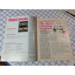 Sheet Music Magazine Hollywood Melodies Piano Guitar August September 1988