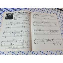 Sheet Music Magazine Hollywood Melodies Piano Guitar August September 1988