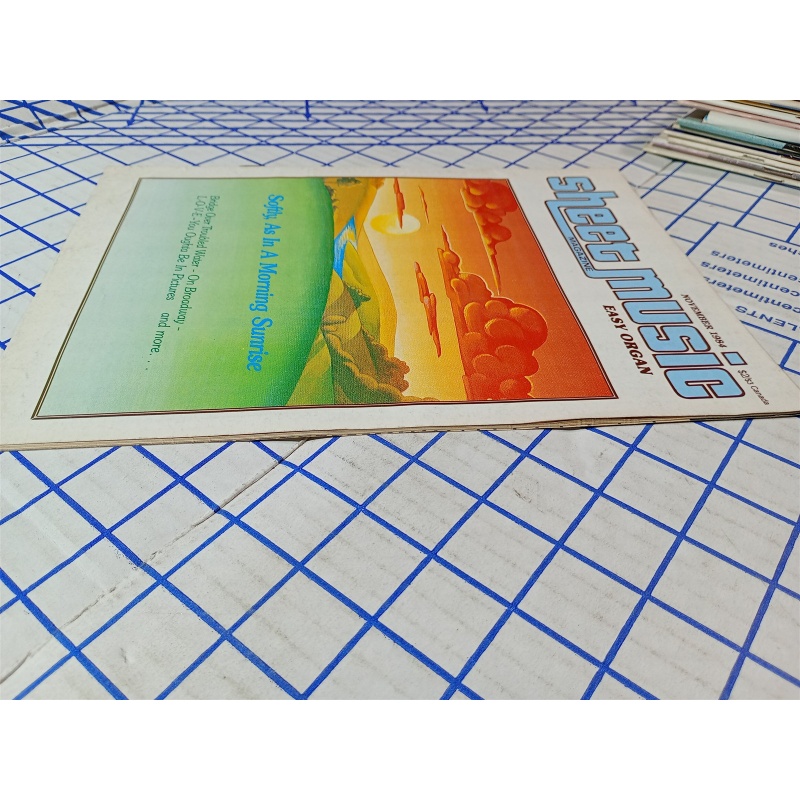 Sheet Music Magazine November 1984 “Softly, As In A Morning Sunrise”