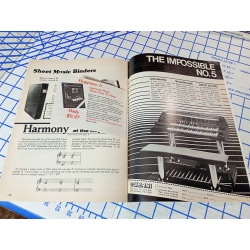 Sheet Music Magazine November 1984 “Softly, As In A Morning Sunrise”