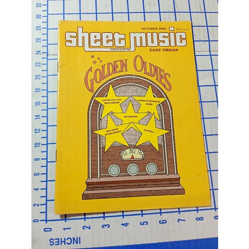 Sheet Music Magazine Golden Oldies 1984