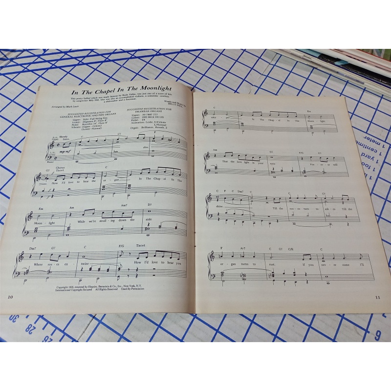 Sheet Music Magazine Golden Oldies 1984