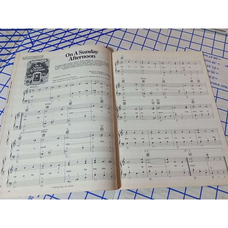 Sheet Music Magazine Best Of The 80’s JULY/AUGUST 1989 Issue