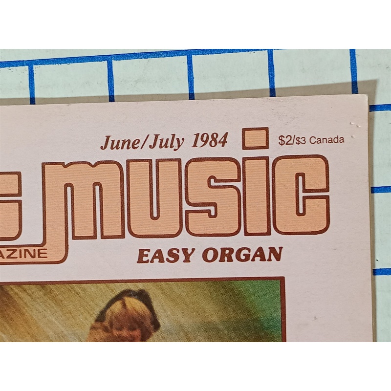 Sheet Music Magazine "Great Romantic Love Songs" Vintage 1984