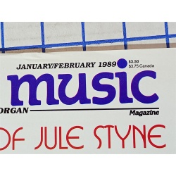 SHEET MUSIC Magazine Jan Feb 1989 The Music of Jule Styne