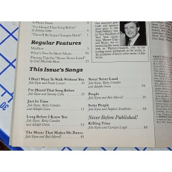 SHEET MUSIC Magazine Jan Feb 1989 The Music of Jule Styne