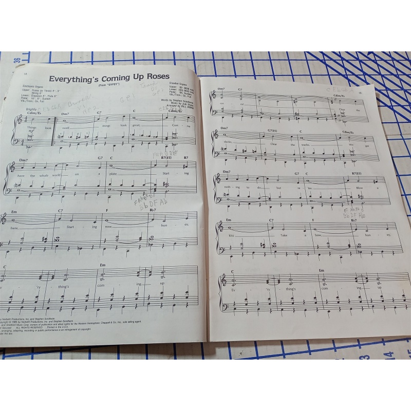 BROADWAYS BEST ARRANGED BY BILL IRWIN HAL LEONARD EASY ORGAN ADVENTURE SERIES 13